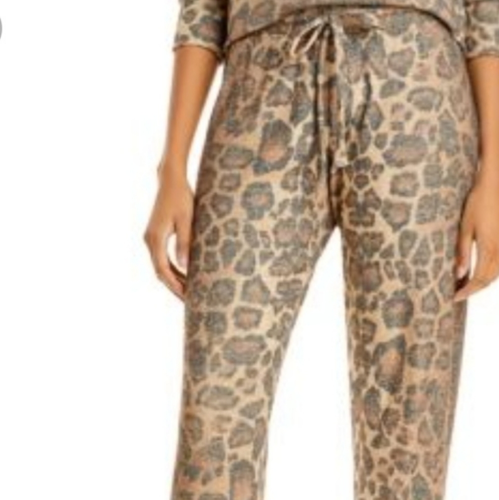 LNA Leopard Joggers